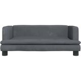 vidaXL Krevet za pse tamnosivi 80 x 45 x 30 cm baršunasti | shoptok.hr