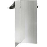 vidaXL Ograja za polže srebrna 13,5 x 13,5 x 25 cm Cinkana jeklena | Shoptok.si