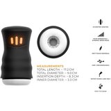 You2Toys Gyro - rotirajući, vibrirajući masturbator (crni) | shoptok.hr