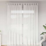 Voile zavjese s petljama 2 kom bijele 140x260 cm | shoptok.hr