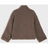 Sinsay Teddy jakna sa stajaćim ovratnikom i patentnim zatvaračem | shoptok.hr
