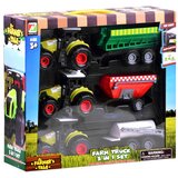  Set od 3 x Traktor s prikolicom za poljoprivrednika ZA3908 | shoptok.hr