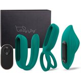 Tracy's Dog Vibrating Versatile Sex Toy Kits for Couples Green Cene