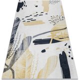 RugsX Preproge ANDRE 1220 pralna preproga Abstrakcija protizdrsna 120x170 cm Bela | Shoptok.si