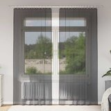 vidaXL Voile zavjese s gornjim jezičkom 2 kom crne | shoptok.hr