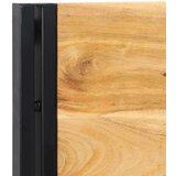 vidaXL Uzglavlje 160 cm Puno drvo bagrem i željezo | shoptok.hr