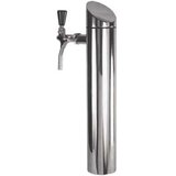 ich-zapfe Šank stolp Model Tower, mat brušen, enojni vod, 85 mm premer, brez pipo, (5000216596) | Shoptok.si