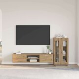  Set TV komoda s ladicama Umjetnički hrast Konstruirano drvo | shoptok.hr