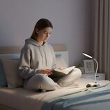  LED punjiva stolna lampa VISUA sa prigušiva LED/5W/5V 3000-5000K crna | Eponuda.com