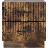  Noćni ormar s ladicama Dimljeni hrast 43 x 34,5 x 44,5 cm | shoptok.hr