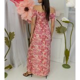 Gemre Pink Ruched Dress Venezia | Shoptok.si
