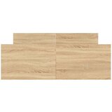  Kreveta s uzglavljem i podnožjem boja hrasta 120x190 cm | shoptok.hr