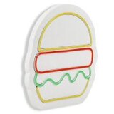 WALLXPERT zidna LED dekoracija Hamburger Multicolor | ePonuda.com