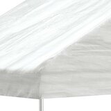  Sjenica s krovom bijela 4,46 x 5,88 x 3,75 m polietilen | shoptok.hr