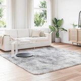  Čupavi tepih s visokim vlaknima NAVARRA srebrnosiva 240x240cm | shoptok.hr