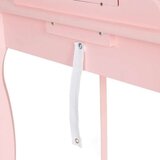 ECO TOYS Veliki drveni sto za šminkanje za devojčice sa ogledalom, Pink, ECOTOYS | ePonuda.com