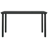  Vrtna garnitura - 5-dijelni vrtni blagovaonski set s jastucima poliratan i staklo | shoptok.hr