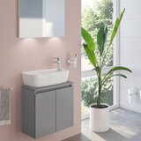 Vitra 7070-003-0921 Shift 50 x 25 cm desna izvedba nadpultni keramični umivalnik z odprtino za armaturo | Shoptok.si