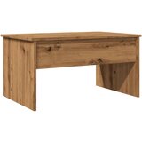 Maison Chic Klubska mizica - kavna mizica - Nizka mizica artisan hrast 80x50,5x41,5 cm inženirski les, (21754450) | Shoptok.si