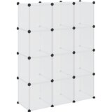 Kockasti organizator za pohranu s 12 kocki prozirni PP | Eponuda.com