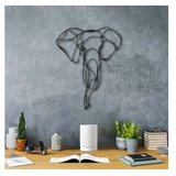 Wallity Zidna dekoracija Slon 2, 52x41 cm 2 mm, Crna | Eponuda.ba