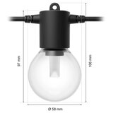Philips LED RGBW produžetak sa prigušiva, spoljašnja LED girlanda Hue FESTAVIA 10xLED 7m IP65 | Eponuda.com