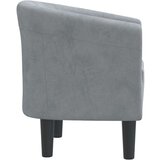 vidaXL Fotelj temno siv žamet | Shoptok.si