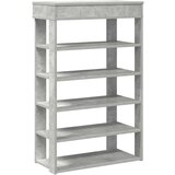 Maison Chic Regal za čevlje - Polica za čevlje betonsko siv 60x30x98 cm inženirski les, (21777682) | Shoptok.si
