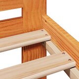  Okvir kreveta bez madraca voštano smeđi 200x200 cm od borovine | shoptok.hr