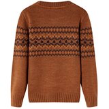  Dječji pulover pleteni boja konjaka 104 | shoptok.hr
