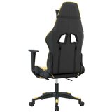  Masažni igralni stol z oporo za noge črno in zlato umetno usnje, (21152327) | Shoptok.si
