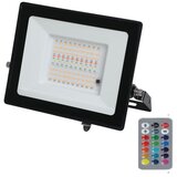 Xled 50W LED reflektor RGB+6500KIP65AC220-240VRa70crni Cene