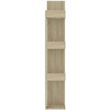 vidaXL Knjižna omara sonoma hrast 86x25,5x140 cm iverna plošča | Shoptok.si