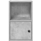 vidaXL Knjižna omara betonsko siva 31x24x52 cm inženirski les | Shoptok.si