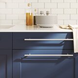 vidaXL Ročaji za omarico 10 kosov srebrna 320 mm nerjaveče jeklo, (21415843) | Shoptok.si