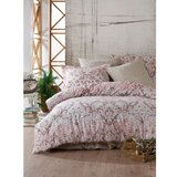  Floral - Roze, Bela i Siva Ranforce Posteljina za Dušek (DE) | ePonuda.com