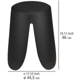 Wenko Črn plastičen stolček Comiso – | Shoptok.si