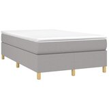 Maison Chic Box spring postelja - Vzmetna postelja z vzmetnico svetlo siva 120x190 cm blago SL22643, (21891794) | Shoptok.si