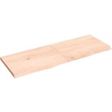 Maison Chic Stenska polica - Viseča Polica 140x50x(2-4) cm neobdelana trdna hrastovina, (21784562) Cene