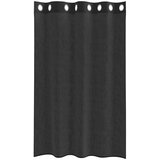 Voile zavjese s ušicama 2 kom crne 140x175 cm | shoptok.hr