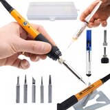 Rosfix SET SPAJKALNA POSTAJA ORANGE PITBULL OP60W – 60W, 200–450°C, 6 GROTOV, FLUX, ODSESOVALEC | 220V, EU VTIČ, (5000075829) | Shoptok.si