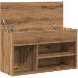  Klupa za cipele obrtnički hrast 80x30x45 cm izrađeno drvo | Eponuda.ba