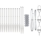 vidaXL Ograda od lančane veze Set od 2 Galvanizirani čelik 25 x 1 m Cijene