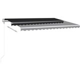  Automatska tenda sa senzorom za vjetar LED 400x300 cm antracit | shoptok.hr