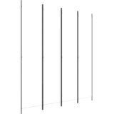 Sobna pregrada s 4 panela bijela 200 x 220 cm od tkanine | Eponuda.ba