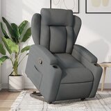 Maison Chic Naslanjač - Relax naslanjač s funkcijo vstajanja temno sivo blago, (22040210) | Shoptok.si
