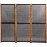 Sobna pregrada s 3 panela crna 210 x 180 cm | shoptok.hr