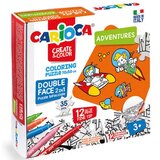 Carioca Set flomastera sa slagalica-bojankom Puzzle Adventures 12/1 | Eponuda.com