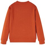  Dječja topla majica svijetla boja hrđe 116 | shoptok.hr