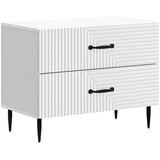 vidaXL Noćni ormar Bijela 62 x 34 5 x 47 5 cm Konstruirano drvo - Bijela | shoptok.hr